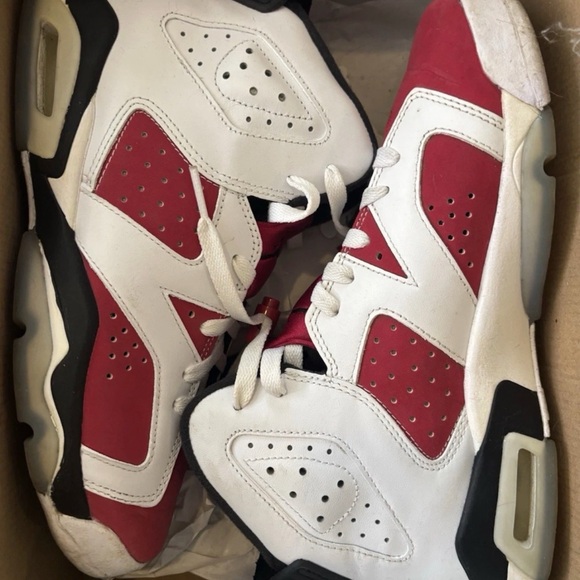 Jordan Kids Sneakers Red White Black